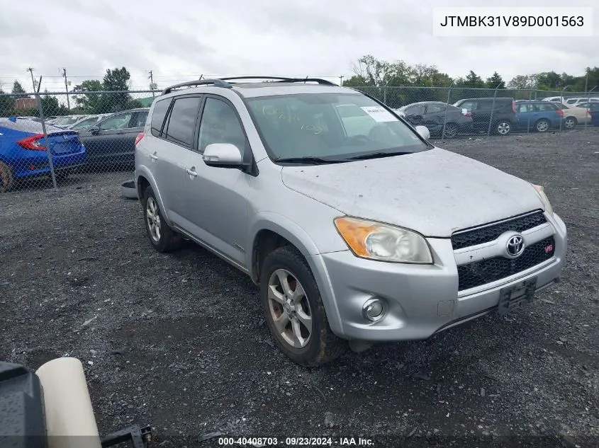 2009 Toyota Rav4 Limited V6 VIN: JTMBK31V89D001563 Lot: 40408703