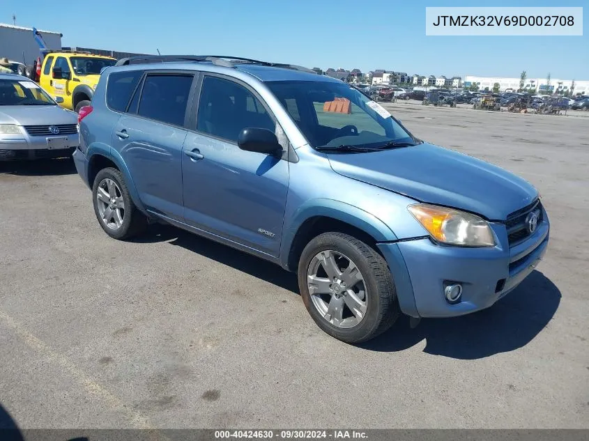 2009 Toyota Rav4 Sport V6 VIN: JTMZK32V69D002708 Lot: 40424630