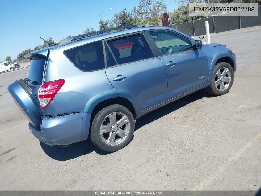 2009 Toyota Rav4 Sport V6 VIN: JTMZK32V69D002708 Lot: 40424630