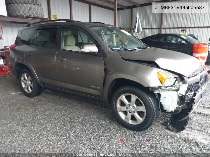 2009 Toyota Rav4 Limited VIN: JTMBF31V495005687 Lot: 40455403