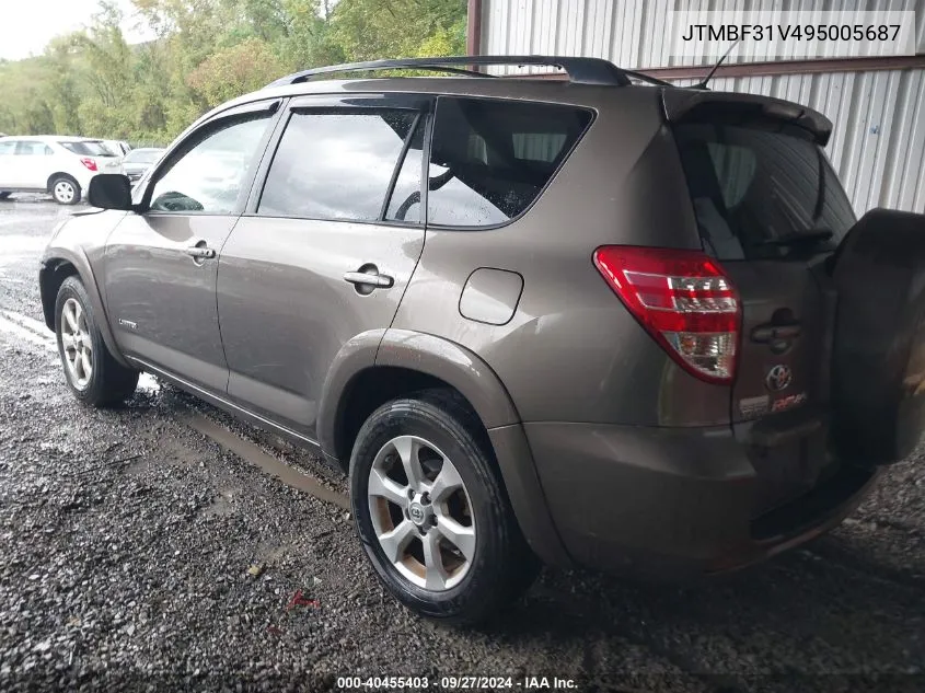 2009 Toyota Rav4 Limited VIN: JTMBF31V495005687 Lot: 40455403