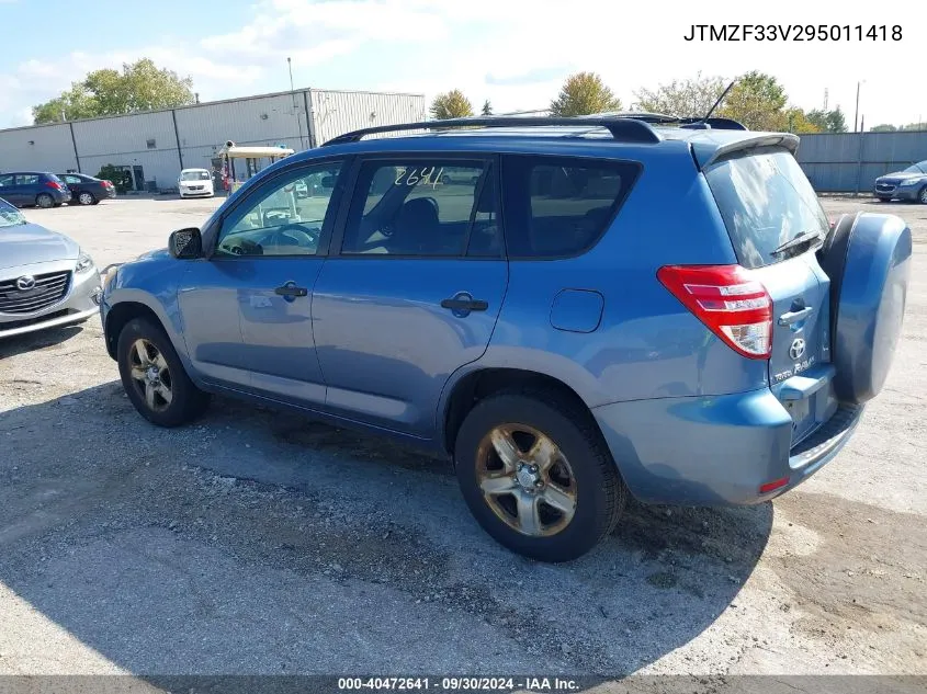 2009 Toyota Rav4 VIN: JTMZF33V295011418 Lot: 40472641