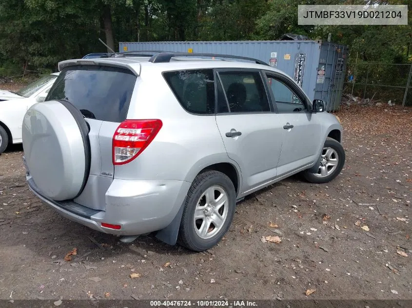 2009 Toyota Rav4 VIN: JTMBF33V19D021204 Lot: 40476724