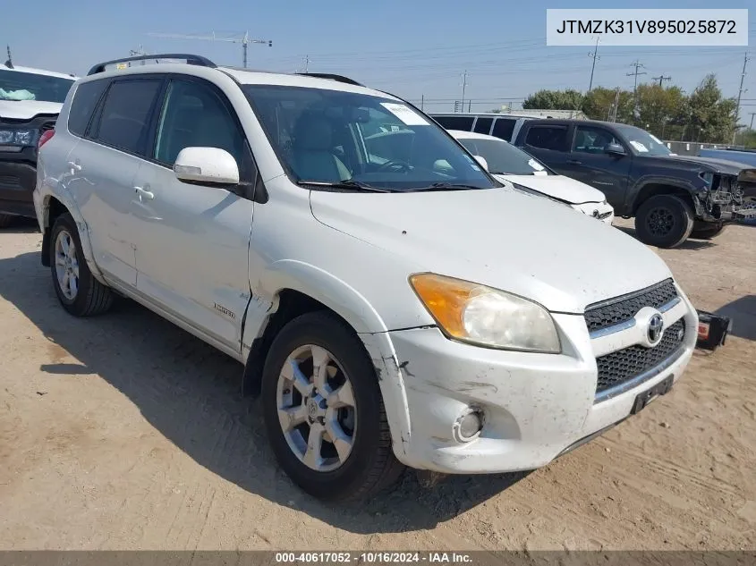 2009 Toyota Rav4 Limited VIN: JTMZK31V895025872 Lot: 40617052