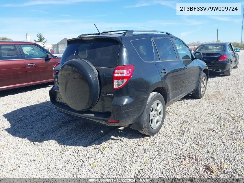 2009 Toyota Rav4 VIN: 2T3BF33V79W009724 Lot: 40660653