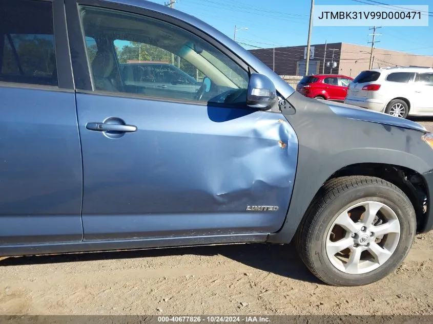 2009 Toyota Rav4 Limited V6 VIN: JTMBK31V99D000471 Lot: 40677826