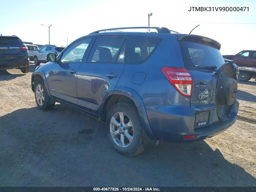 2009 Toyota Rav4 Limited V6 VIN: JTMBK31V99D000471 Lot: 40677826