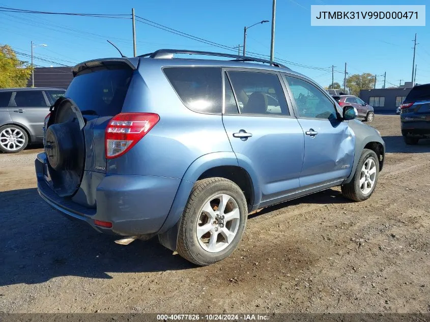 2009 Toyota Rav4 Limited V6 VIN: JTMBK31V99D000471 Lot: 40677826