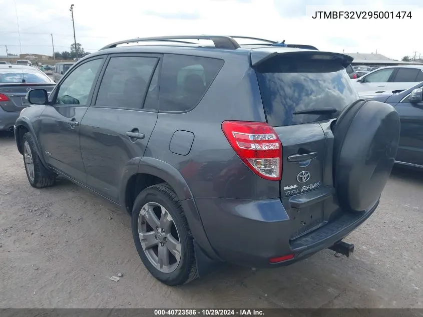 2009 Toyota Rav4 Sport VIN: JTMBF32V295001474 Lot: 40723586