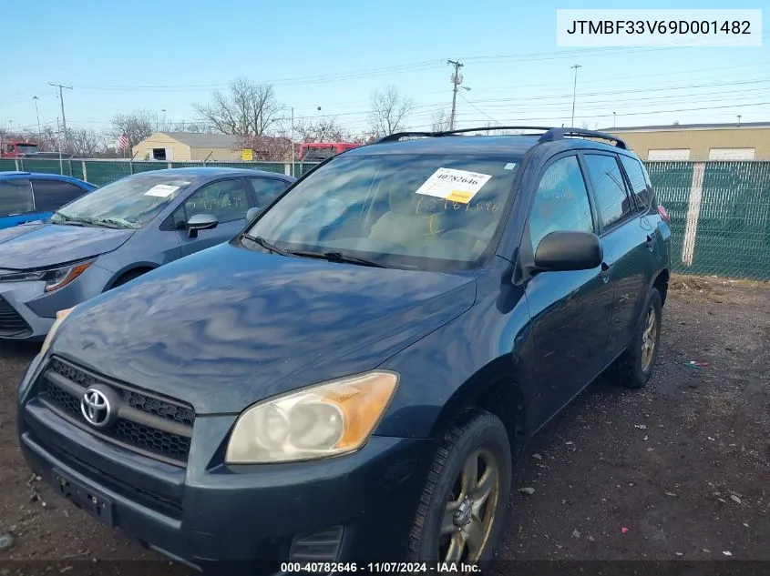 2009 Toyota Rav4 VIN: JTMBF33V69D001482 Lot: 40782646