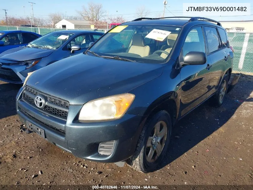 2009 Toyota Rav4 VIN: JTMBF33V69D001482 Lot: 40782646