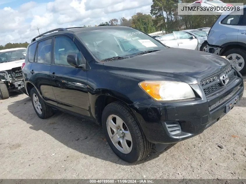 2009 Toyota Rav4 VIN: JTMZF33V89D005998 Lot: 40789580