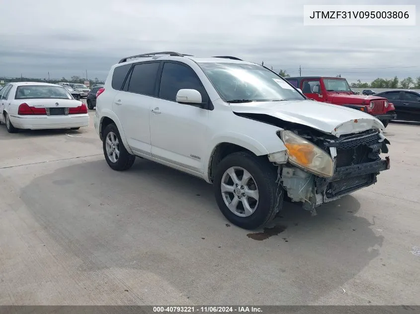 2009 Toyota Rav4 Limited VIN: JTMZF31V095003806 Lot: 40793221