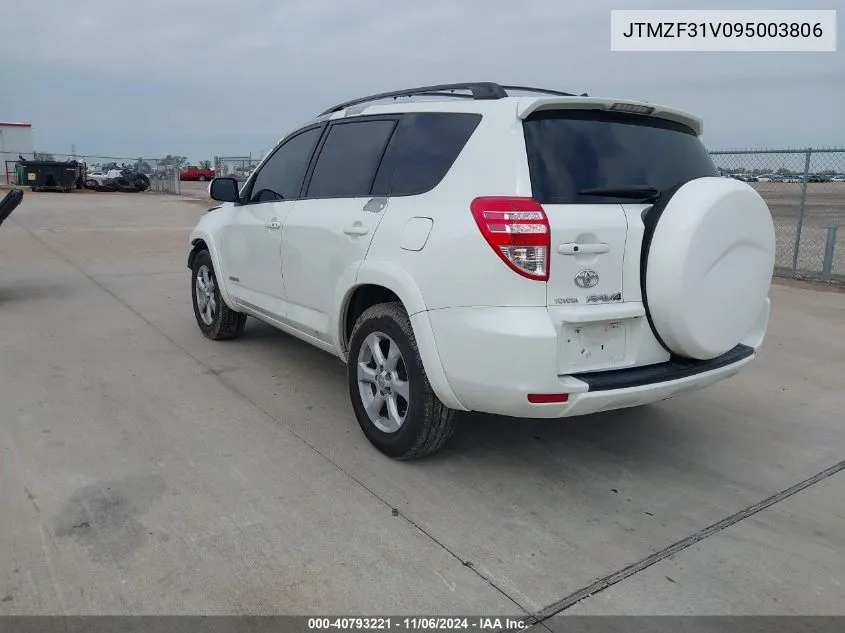 2009 Toyota Rav4 Limited VIN: JTMZF31V095003806 Lot: 40793221