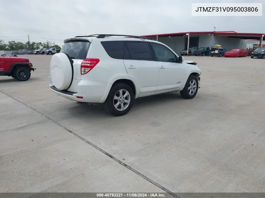 2009 Toyota Rav4 Limited VIN: JTMZF31V095003806 Lot: 40793221