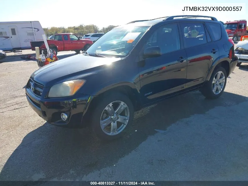 2009 Toyota Rav4 Sport V6 VIN: JTMBK32VX9D000557 Lot: 40813327