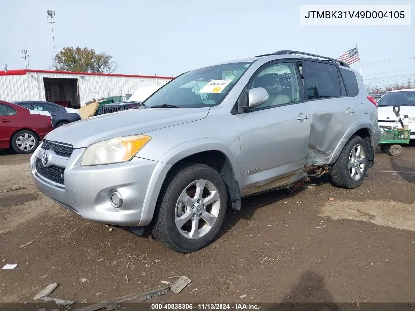 2009 Toyota Rav4 Limited VIN: JTMBK31V49D004105 Lot: 40838305