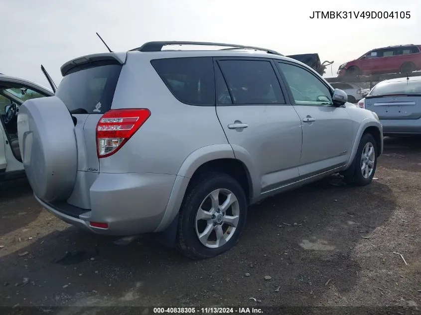 2009 Toyota Rav4 Limited VIN: JTMBK31V49D004105 Lot: 40838305