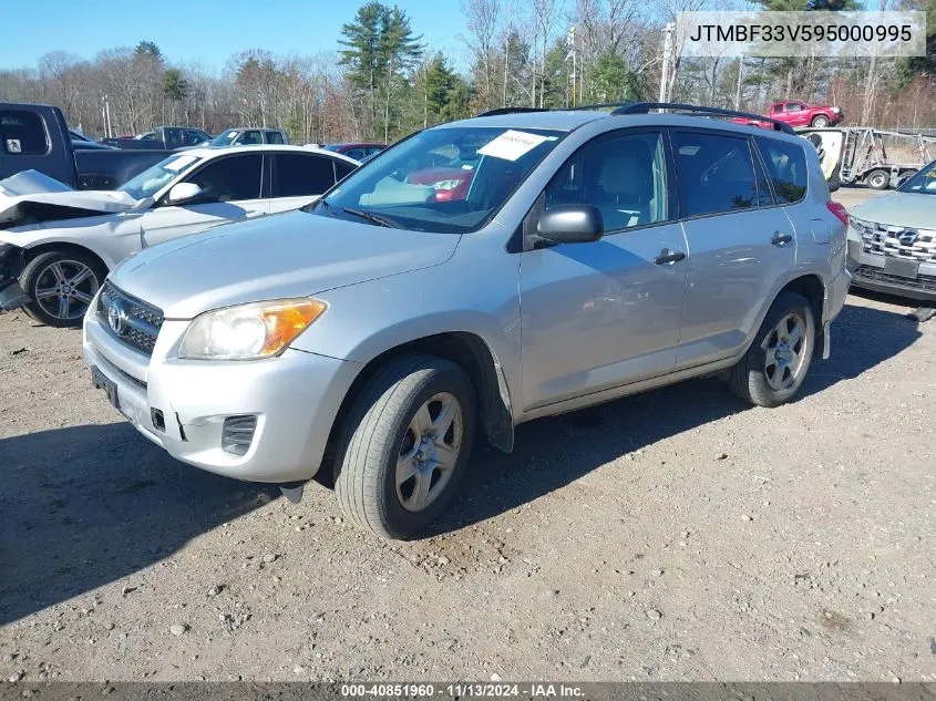 2009 Toyota Rav4 VIN: JTMBF33V595000995 Lot: 40851960