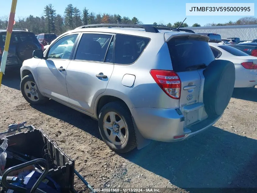 2009 Toyota Rav4 VIN: JTMBF33V595000995 Lot: 40851960