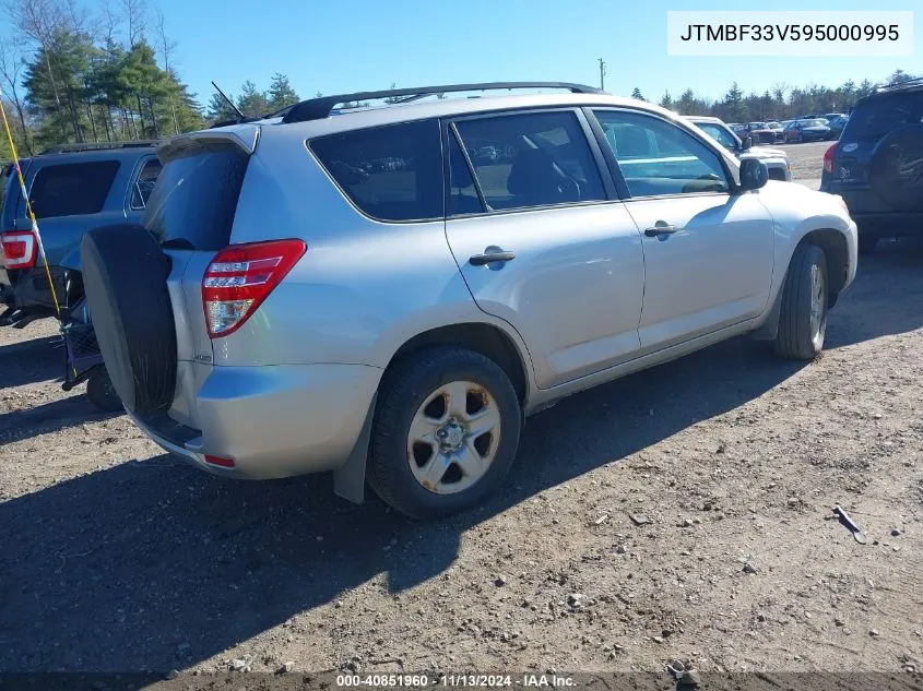 2009 Toyota Rav4 VIN: JTMBF33V595000995 Lot: 40851960