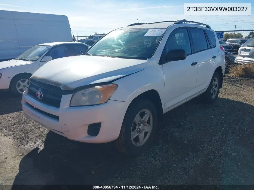 2009 Toyota Rav4 VIN: 2T3BF33VX9W003027 Lot: 40856794