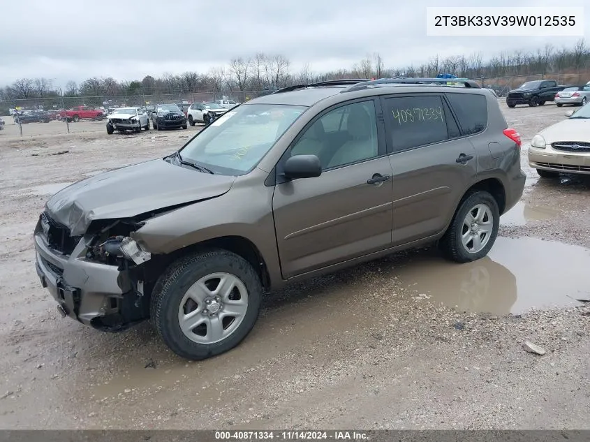 2009 Toyota Rav4 Base V6 VIN: 2T3BK33V39W012535 Lot: 40871334