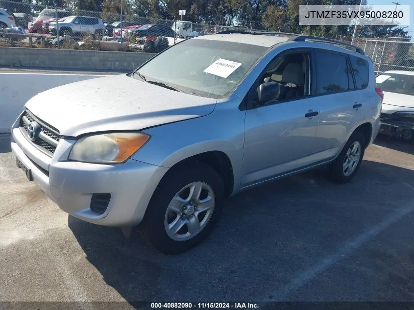 2009 Toyota Rav4 VIN: JTMZF35VX95008280 Lot: 40882090