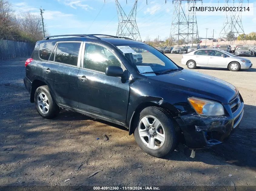 2009 Toyota Rav4 VIN: JTMBF33V49D021214 Lot: 40912360