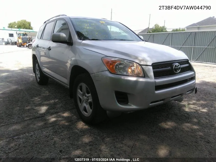 2010 Toyota Rav4 VIN: 2T3BF4DV7AW044790 Lot: 12037319