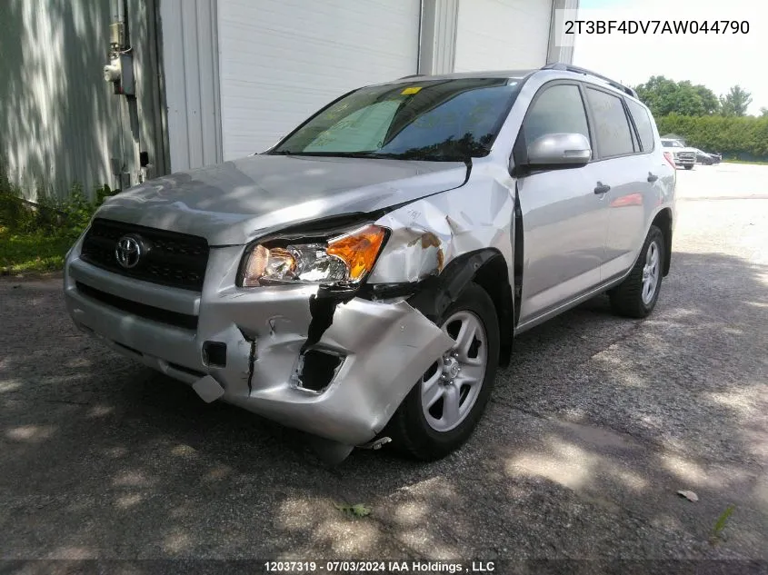 2010 Toyota Rav4 VIN: 2T3BF4DV7AW044790 Lot: 12037319