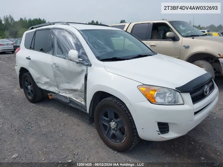 2010 Toyota Rav4 VIN: 2T3BF4DV4AW032693 Lot: 12051420