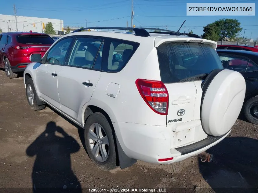 2010 Toyota Rav4 VIN: 2T3BF4DVOAWO45666 Lot: 12055311