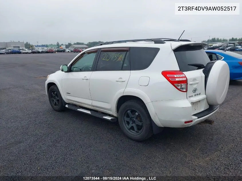 2T3RF4DV9AW052517 2010 Toyota Rav4 Sport