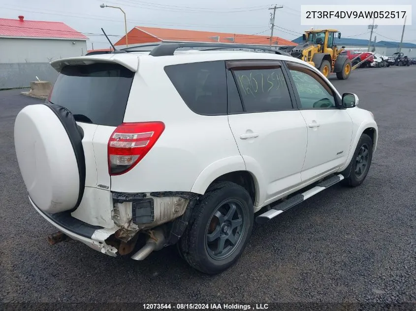 2T3RF4DV9AW052517 2010 Toyota Rav4 Sport