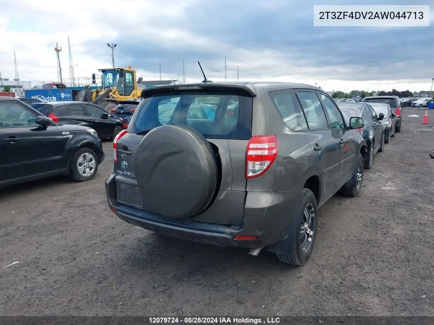 2010 Toyota Rav4 VIN: 2T3ZF4DV2AW044713 Lot: 12079724