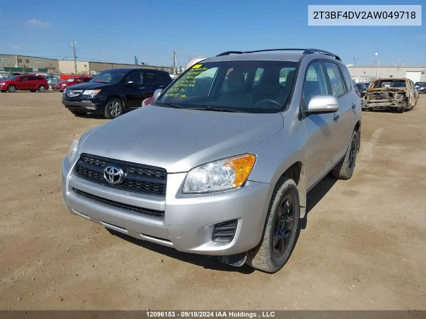 2010 Toyota Rav4 VIN: 2T3BF4DV2AW049718 Lot: 12096153