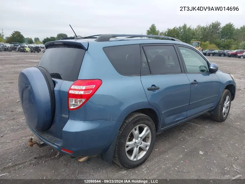 2010 Toyota Rav4 VIN: 2T3JK4DV9AW014696 Lot: 12098544