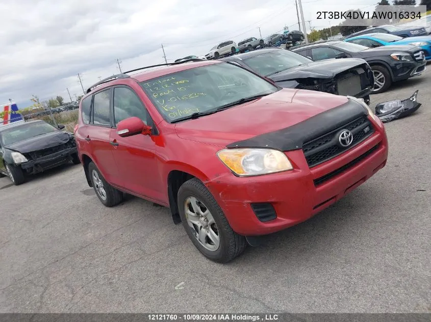 2010 Toyota Rav4 VIN: 2T3BK4DV1AW016334 Lot: 12121760