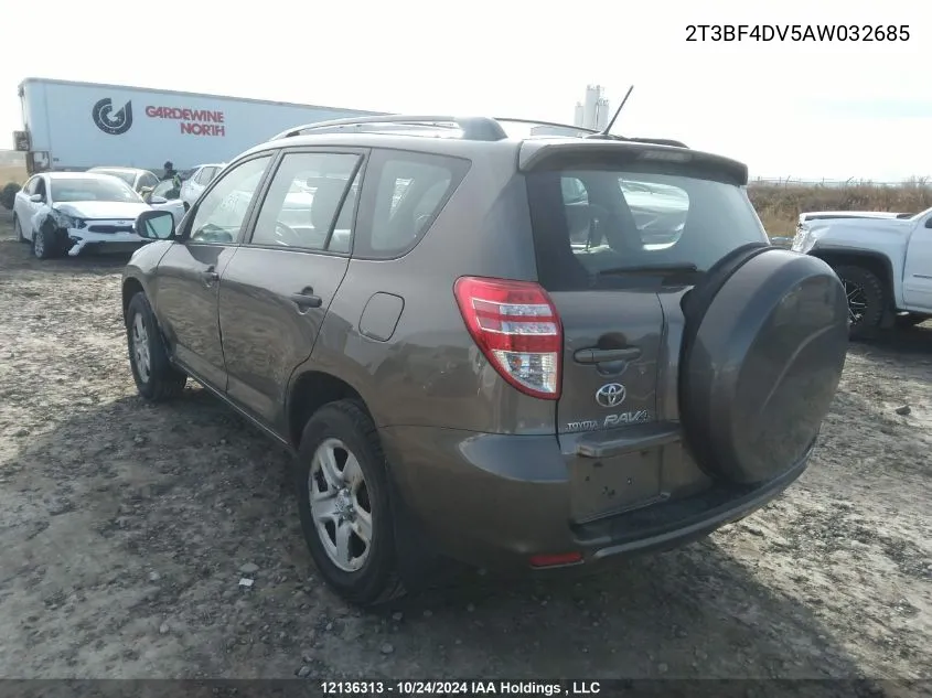 2010 Toyota Rav4 VIN: 2T3BF4DV5AW032685 Lot: 12136313