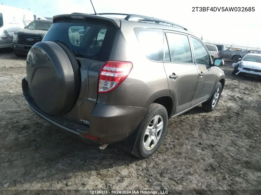 2010 Toyota Rav4 VIN: 2T3BF4DV5AW032685 Lot: 12136313