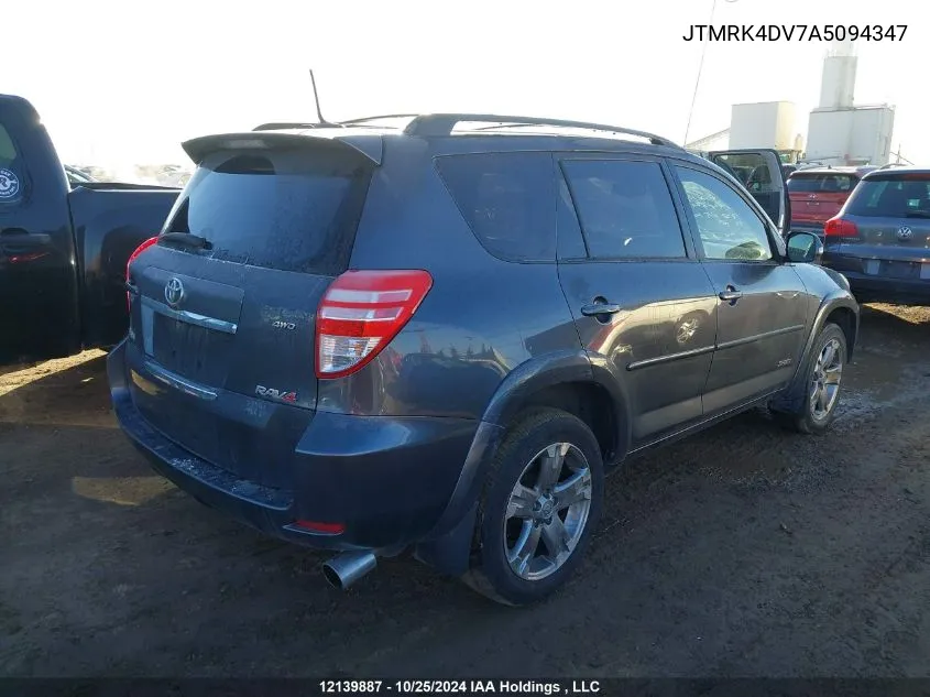 2010 Toyota Rav4 Sport VIN: JTMRK4DV7A5094347 Lot: 12139887