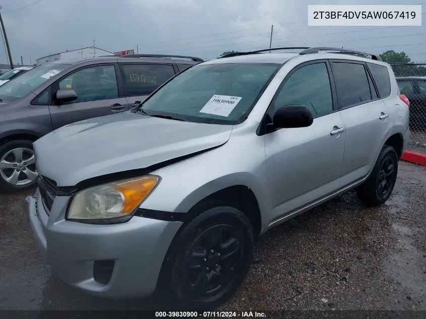 2T3BF4DV5AW067419 2010 Toyota Rav4