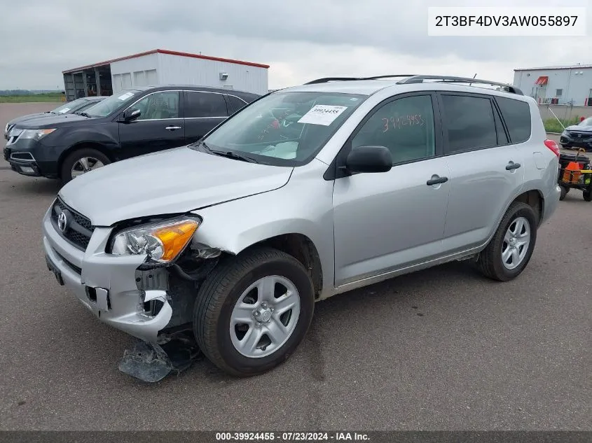 2010 Toyota Rav4 VIN: 2T3BF4DV3AW055897 Lot: 39924455