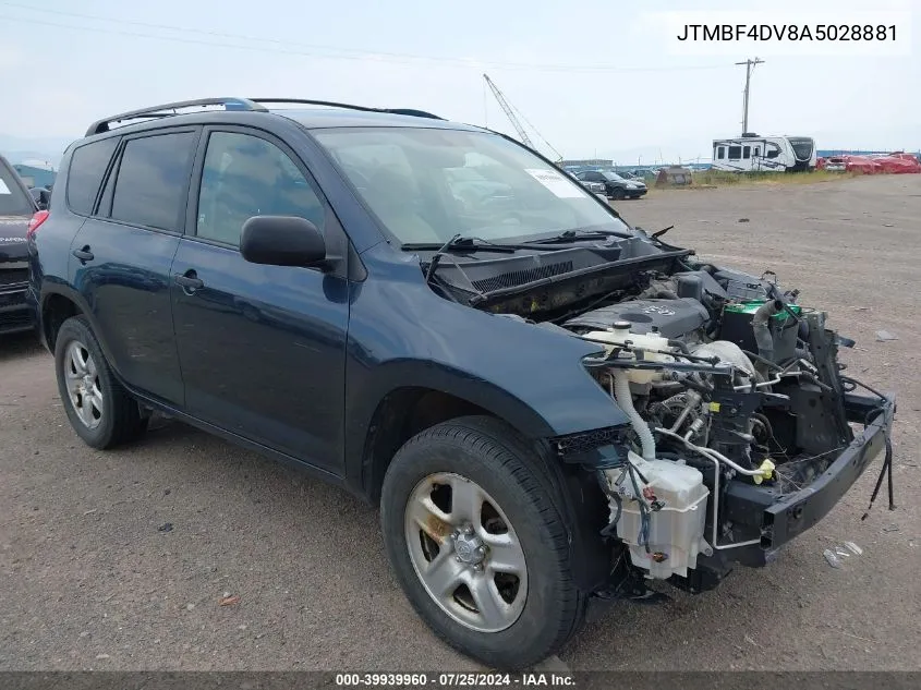 2010 Toyota Rav4 VIN: JTMBF4DV8A5028881 Lot: 39939960