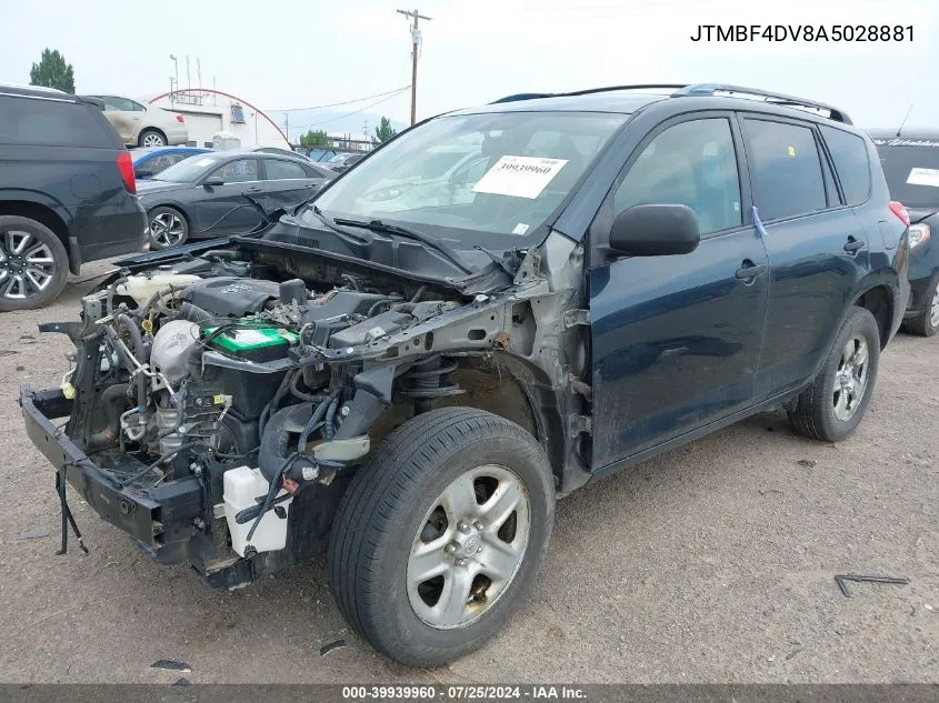 JTMBF4DV8A5028881 2010 Toyota Rav4