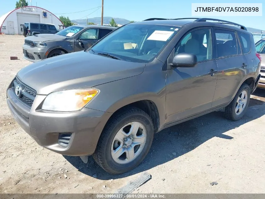 2010 Toyota Rav4 VIN: JTMBF4DV7A5020898 Lot: 39995327