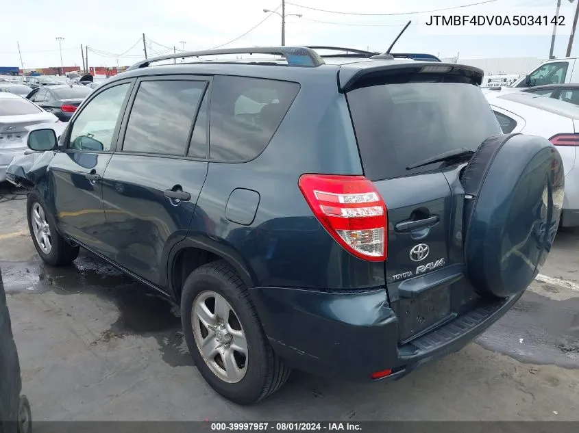 JTMBF4DV0A5034142 2010 Toyota Rav4