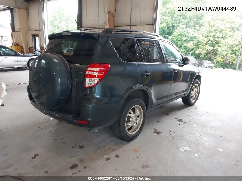 2010 Toyota Rav4 VIN: 2T3ZF4DV1AW044489 Lot: 40052287