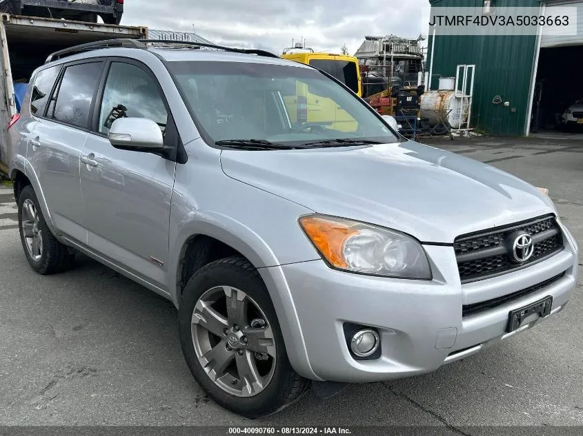 2010 Toyota Rav4 Sport VIN: JTMRF4DV3A5033663 Lot: 40090760